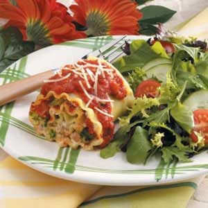 Turkey Lasagna Roll-Ups