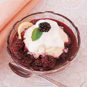 Quick Blackberry Dumplings