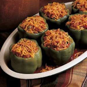 Meat Loaf Stuffed Peppers