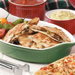 Mushroom Quesadillas