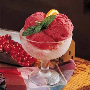 Cranberry Sherbet