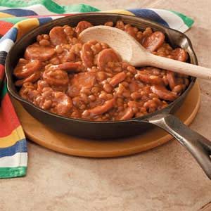 Kielbasa with Baked Beans