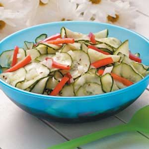 Sweet and Tangy Cucumber Salad