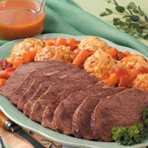 Curried Beef with Dumplings