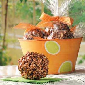 Chocolate Popcorn Balls