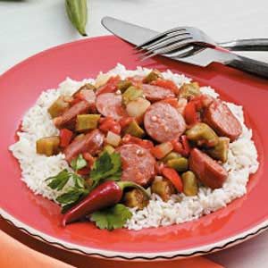 Creole Sausage and Vegetables