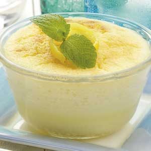 Lemon Pudding Cake Cups