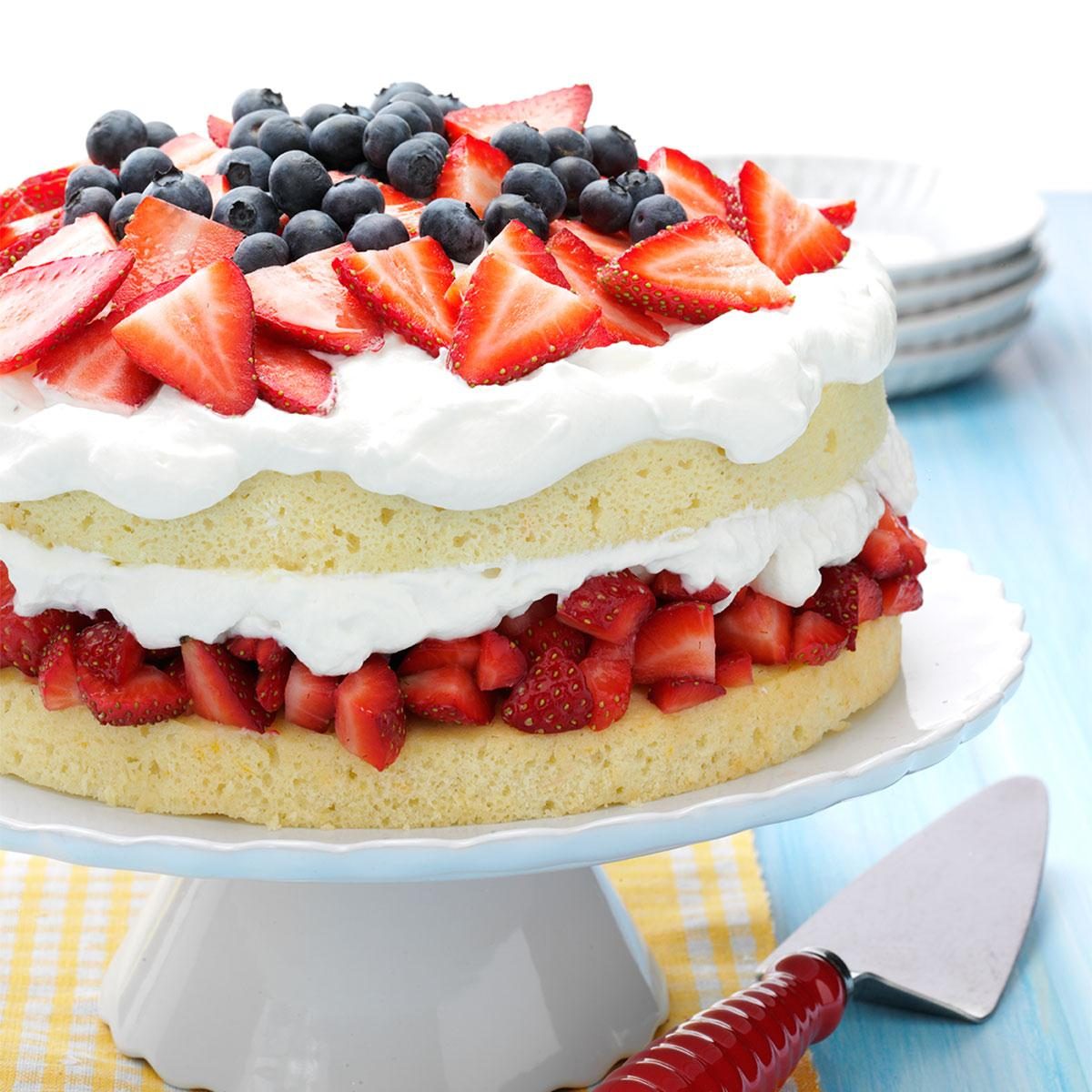 Inspired by Glenn's Strawberries and Cream Cake