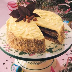 Hazelnut Mocha Torte