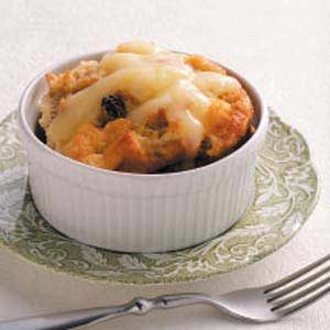 Grandmother’s Bread Pudding with Lemon Sauce