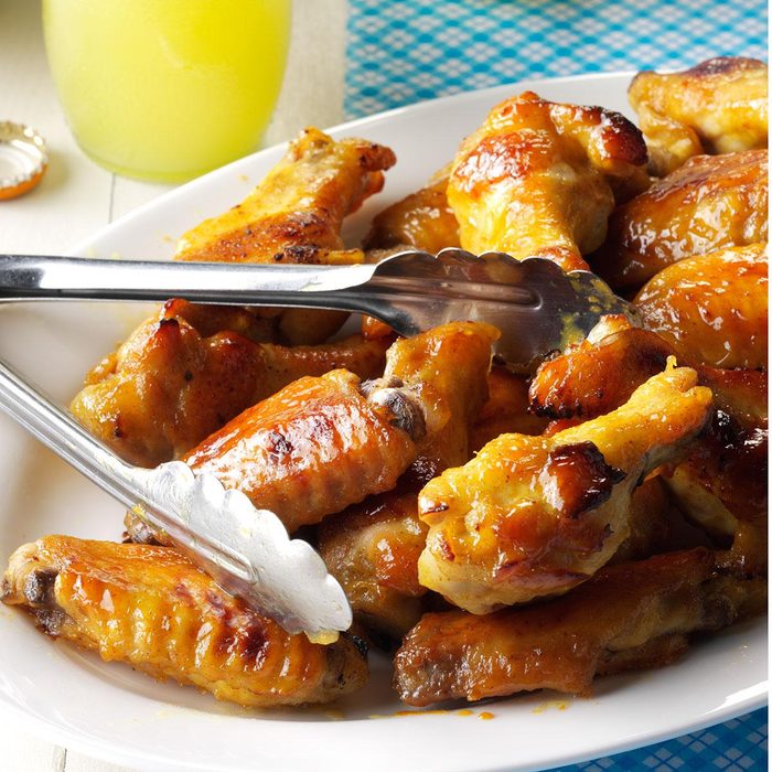 Honey mustard chicken wings