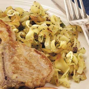 Buttered Poppy Seed Noodles