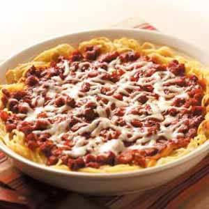Sausage Spaghetti Pie