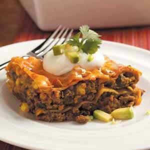 Contest-Winning Tex-Mex Lasagna