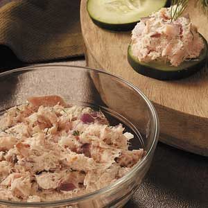 Smoked Trout Cucumber Canapes