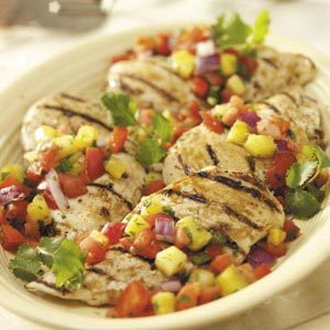 Grilled Chicken with Salsa