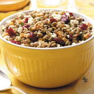 Feta-Cranberry Lentil Salad