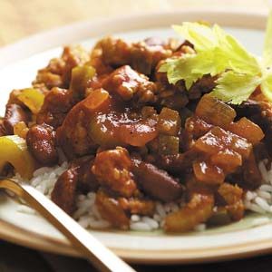 Sausage Over Rice