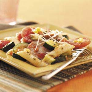 Smoked Sausage with Penne and Veggies