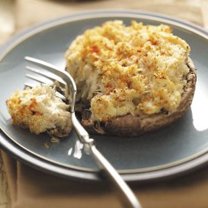 Crab Stuffed Portobello Mushrooms