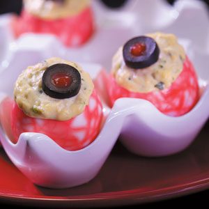 Halloween Eyeball Appetizer