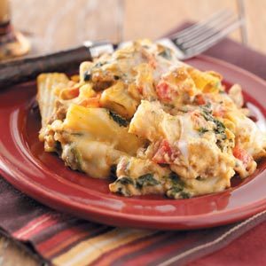 Creamy Spinach Sausage Pasta