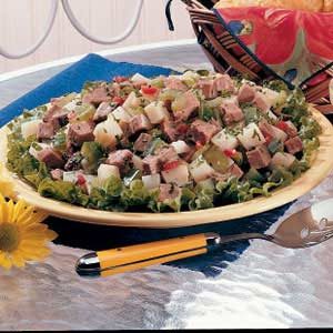 Roast Beef and Potato Salad