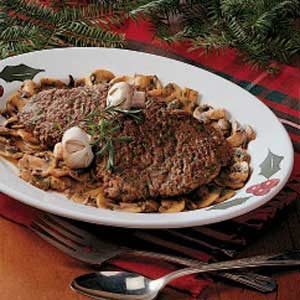 Mushroom Cube Steaks
