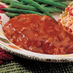 Barbecued Round Steak