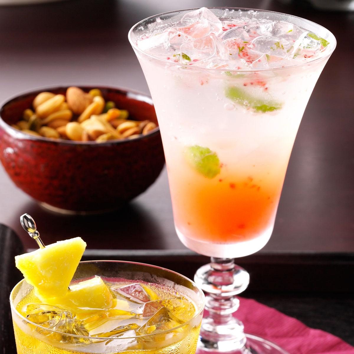 Strawberry-Basil Mocktail