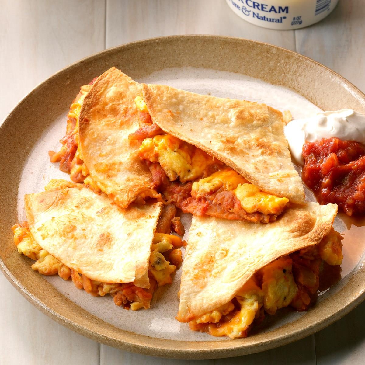 Cheesy Egg Quesadillas