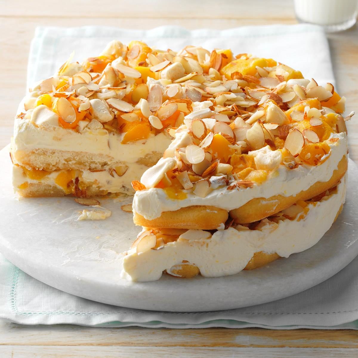 Mango Almond Icebox Cake Mango Almond Icebox Cake