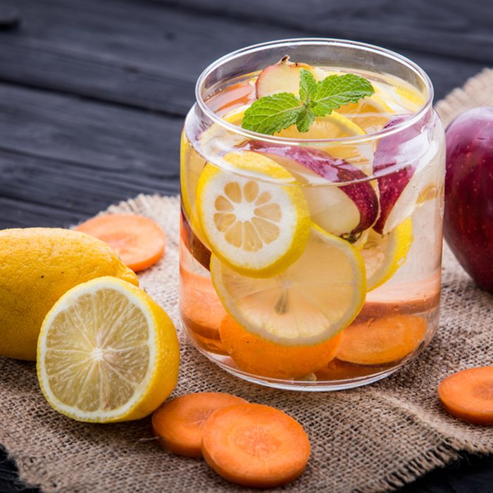 fruit, infused, water