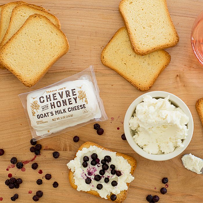 Trader Joe's chèvre cheese.