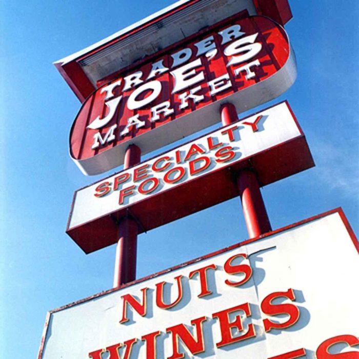Trader Joe's sign.