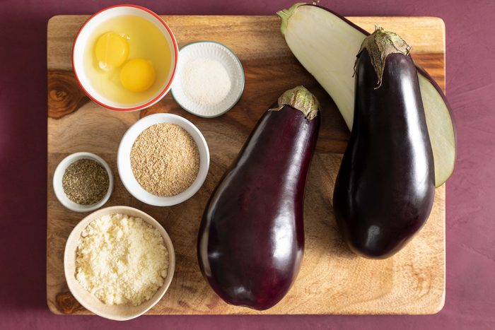 Ingredients for Air Fryer Eggplant Fries