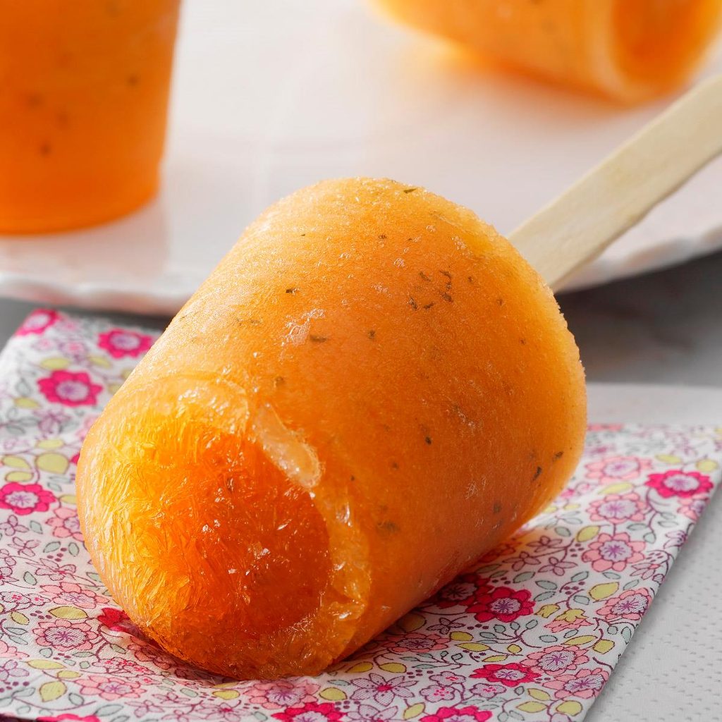 Cantaloupe Ice Pops Cantaloupe Ice Pops