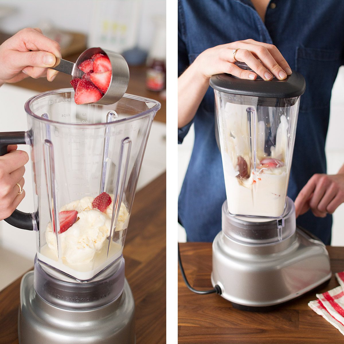 Learn how to make a milkshake