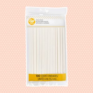 Wilton White 6-Inch Lollipop Sticks, 100-Count