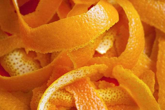 Background - orange peel strips; Shutterstock ID 522871264