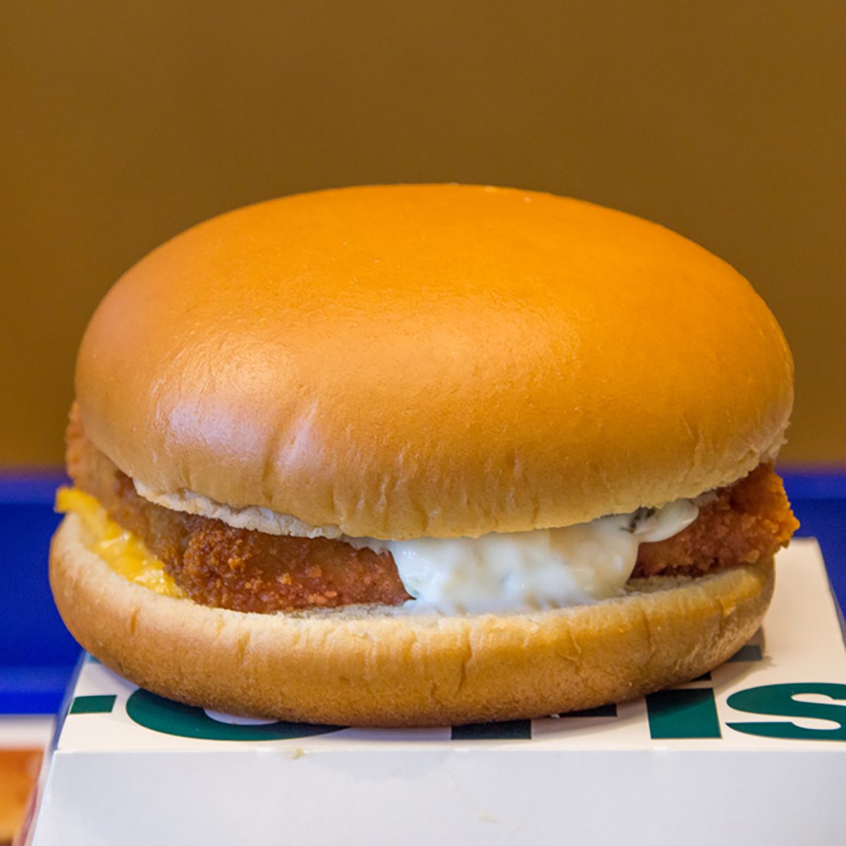 Gdansk, Poland - November 4, 2017: McDonald Filet-O-Fish in a McDonald's restaurant.; Shutterstock ID 754611985