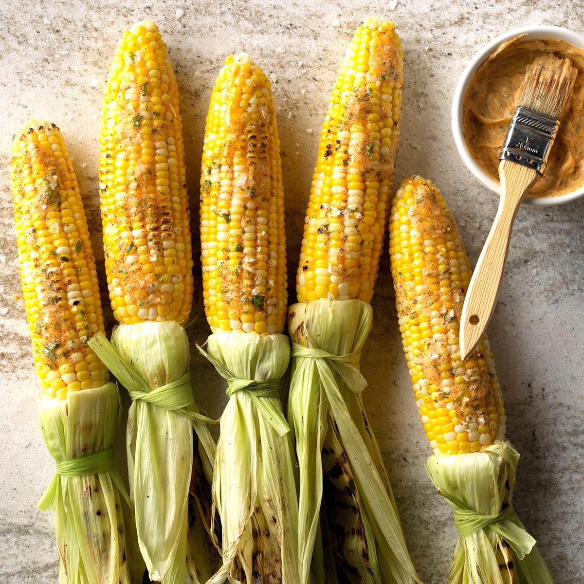 Easy Grilled Corn with Chipotle-Lime Butter Easy Grilled Corn with Chipotle-Lime Butter