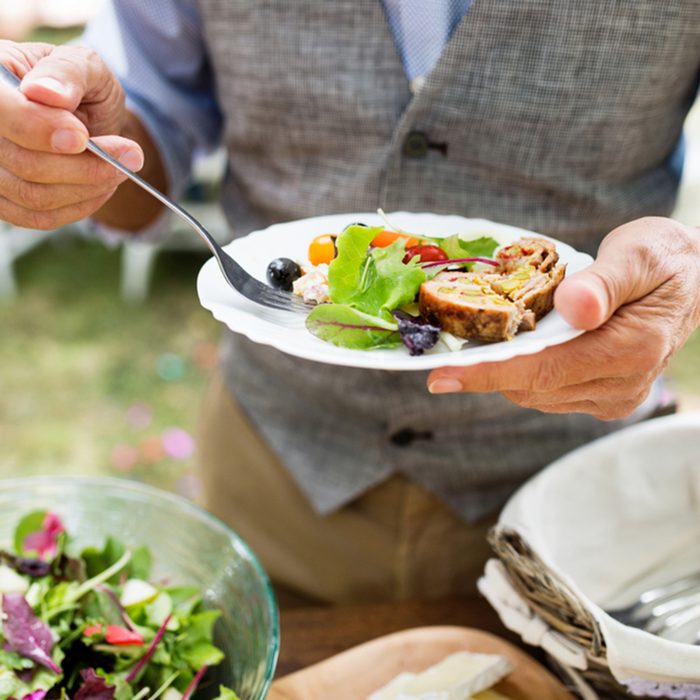 Family celebration or a garden party outside in the backyard.; Shutterstock ID 1054764974; Job (TFH, TOH, RD, BNB, CWM, CM): Taste of Home