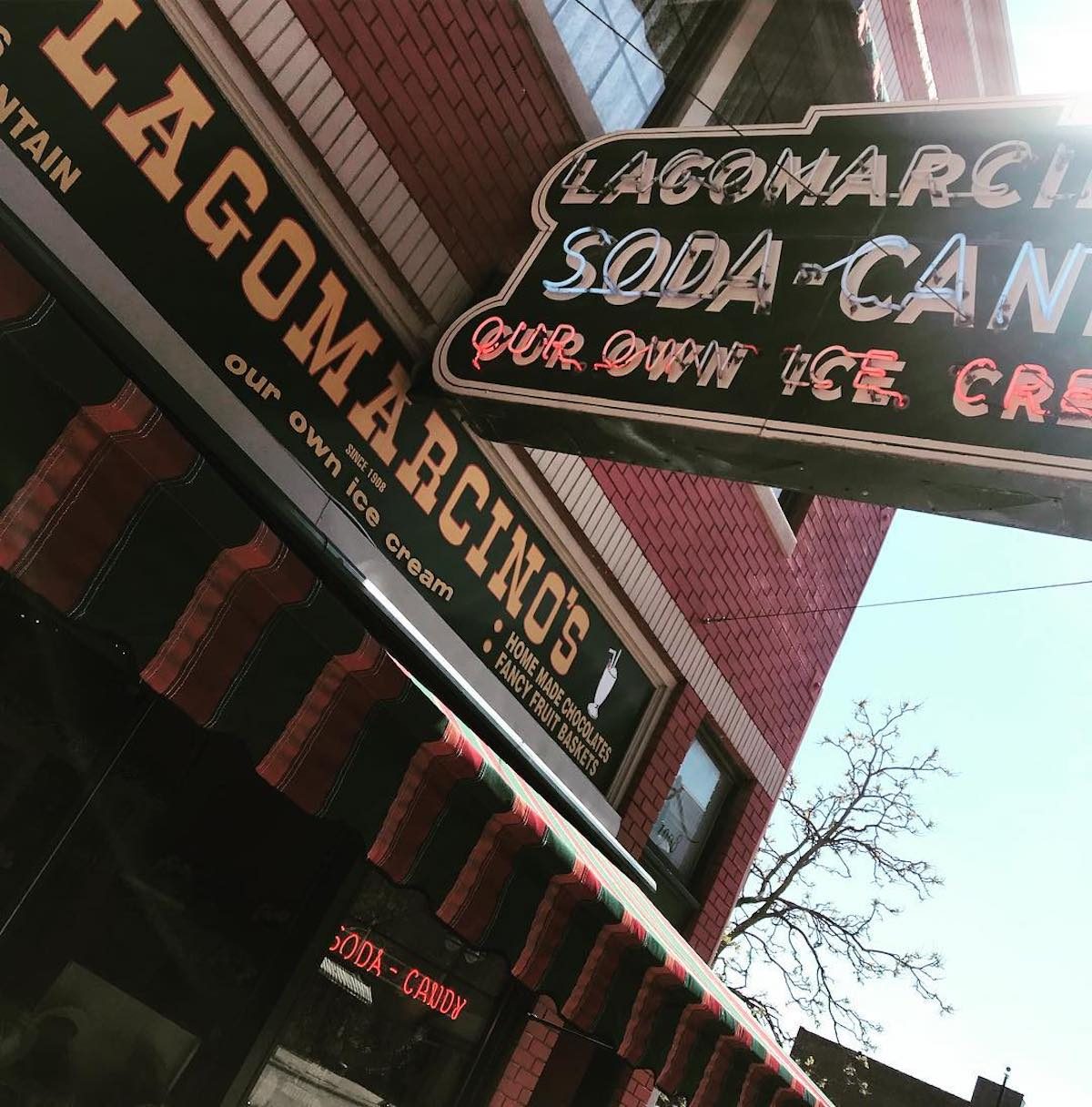 Outside of Lagomarcino's