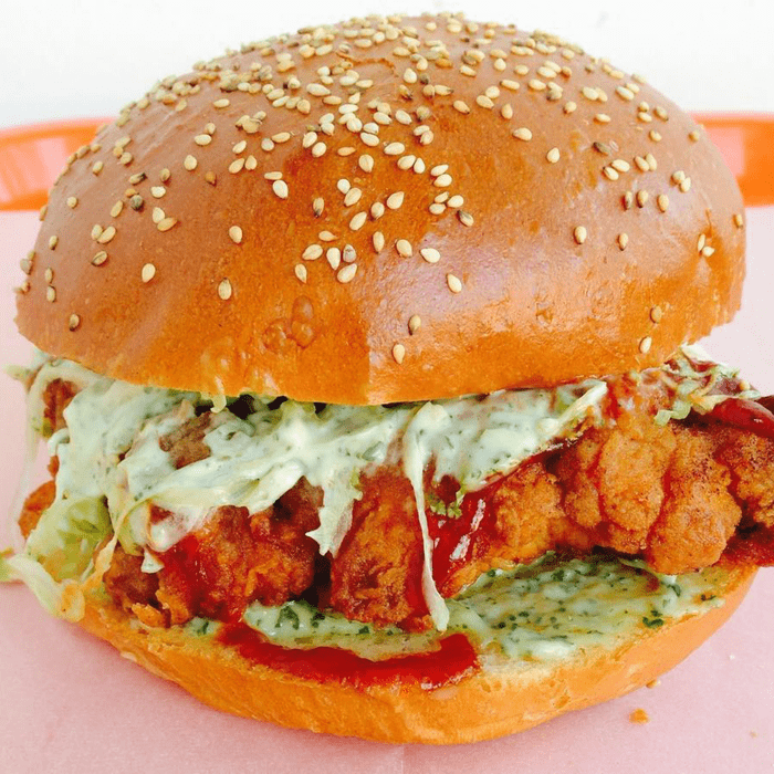 Cutty's fried chicken sandwich
