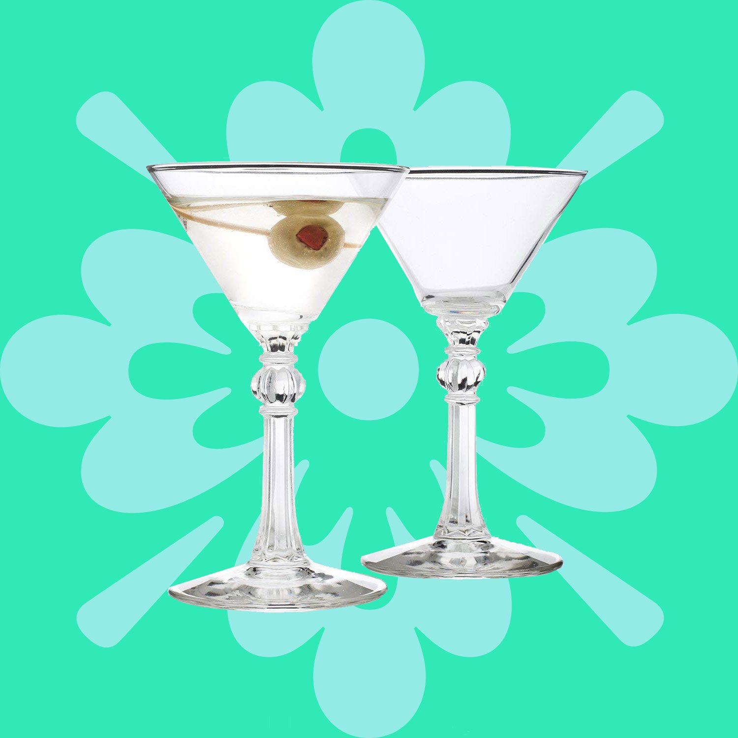 Charles Butterworth 1937 Martini Glass (Gift Box Set of 2)