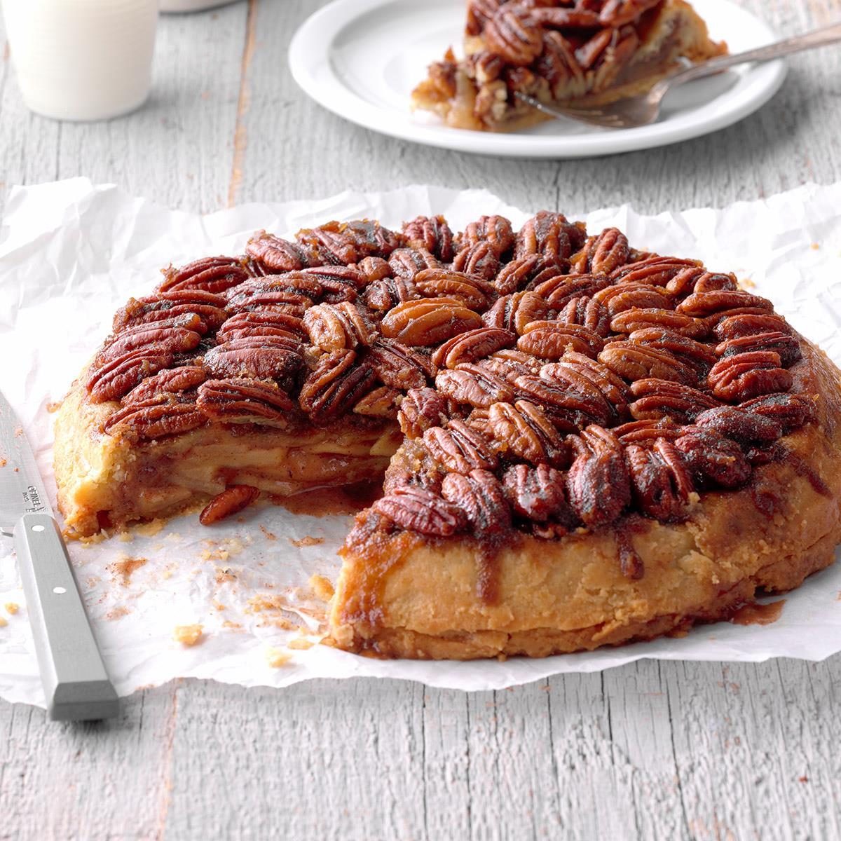 Spiced Upside Down Apple Pie