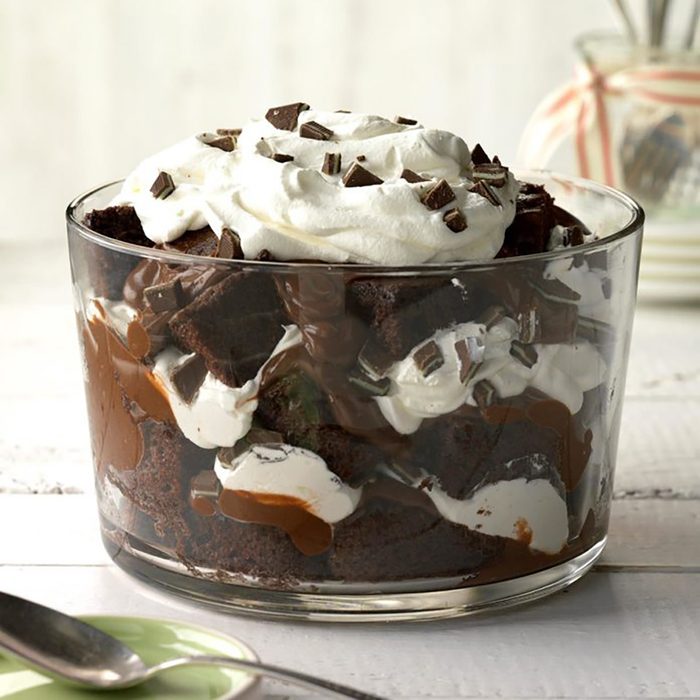 irish creme chocolate trifle
