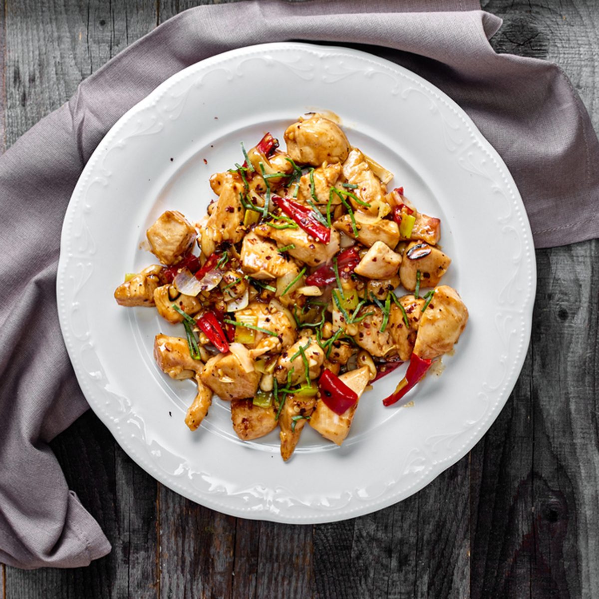 Kung Pao Chicken classic Szechuan Chinese dish