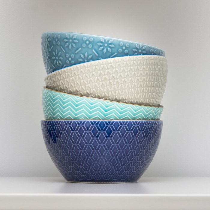 Stack of small bowls